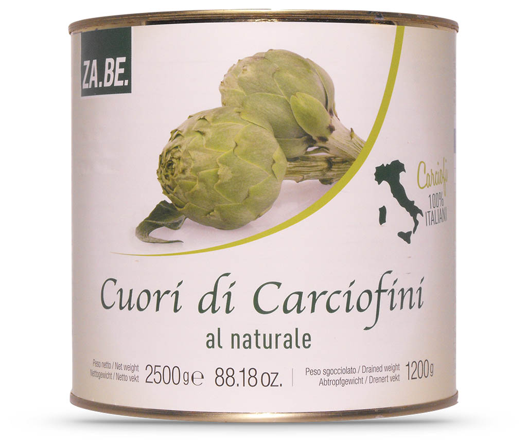 Cuori di carciofini al natuale