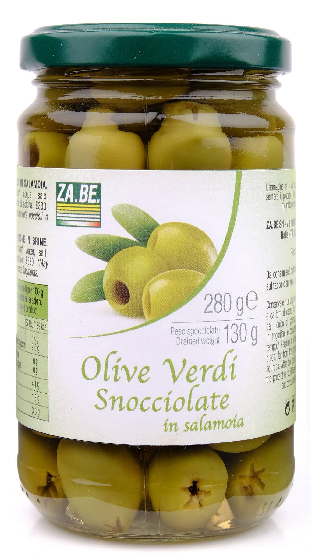 Olive Verdi Snocciolate